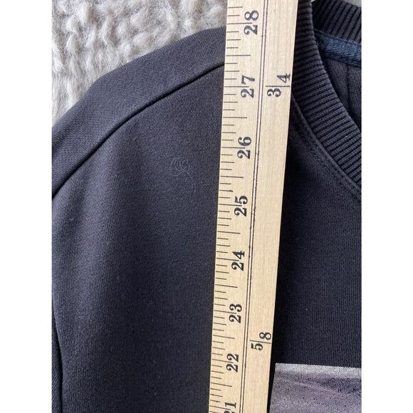 Calvin Klein Men's Sweater Large Long Sleeve Pullover NYC Silkscreen Black Large - Picture 9 of 11